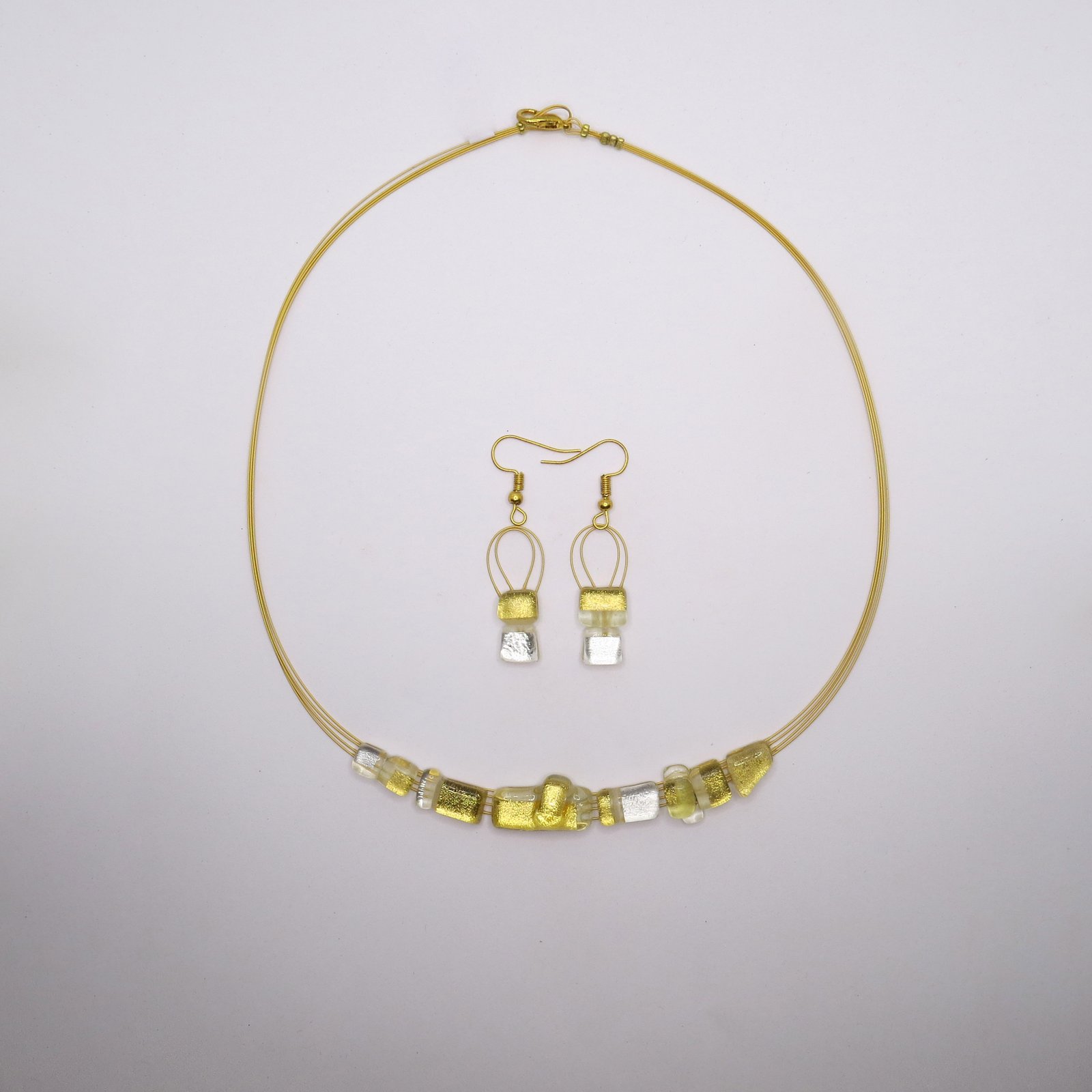 Pure Illumination Gold Glass Set